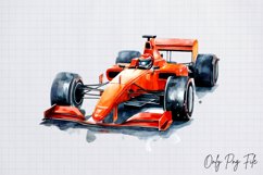 Racing Nursery Clipart PNG Product Image 1