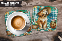 Holiday Themes Square Coaster Bundle, Festive Coaster PNG Product Image 17
