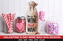 Valentine Wine Bag SVG Bundle -Valentine Design Product Image 21
