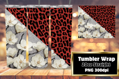 PLAYFUL PNG for 20oz Tumbler , Leopard Print Product Image 1