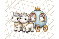 Royal Carriage &amp; Princess Vehicle PNG Clipart for Fairytales Product Image 2