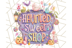 Haunted Sweet Shoppe PNG Clipart, Pastel Halloween Bakery Product Image 2