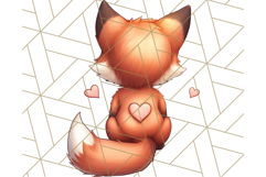 Cute Back View Sitting Animal Clipart PNG From Behind Product Image 2