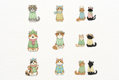 Spring Cats Clipart Product Image 7