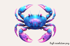 Bioluminescent Sea Animal Clipart PNG Product Image 1