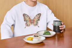 Brushstrokes Summer Butterfly Clipart Product Image 6