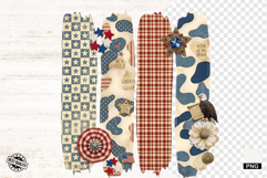 4th Of July Brushstrokes Clipart Product Image 1