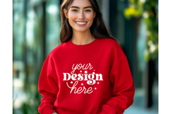 Gildan 18000 Crewneck Sweatshirt Mockup 3 Product Image 1