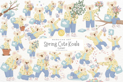 Spring Cute Koala Clipart Product Image 1