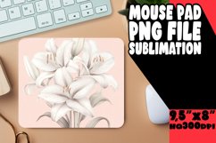 Playful Desk Mat Sublimation PNG, Flower Pattern Product Image 1