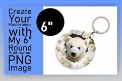 Round Animal Sublimation with 3D Effect Product Image 1