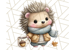 Thanksgiving Woodland Animals Clipart PNG Product Image 2