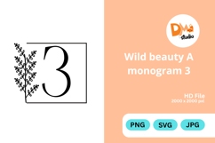 Wild Beauty Monogram Floral Product Image 1