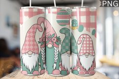 Easter Gnome Tumbler Wrap - High Quality 300 Dpi Product Image 1