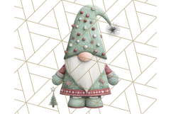 Cozy Winter Gnome Clipart PNG, Christmas Gnome Clip Art Product Image 2