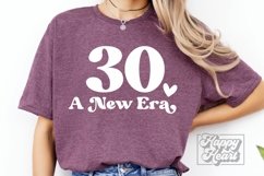30 A New Era SVG - Hello Thirty SVG 30th Birthday Shirt SVG Product Image 2