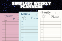 best simplest weekly planner freebie 36,free Weekly planners Product Image 2