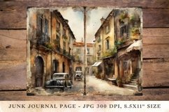 Printable Junk Journal Pages old town 4 Product Image 1