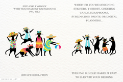 Summer Funny Cats Clipart Product Image 2