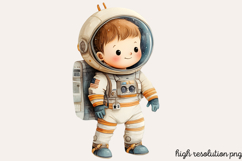 Cute Space Nursery Clipart Sublimation PNG Product Image 1