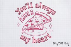 You&#039;ll always have a pizza my heart PNG, Retro Valentine Sub Product Image 1