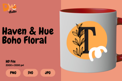 Haven &amp; Hue Boho Floral Monogram Product Image 1
