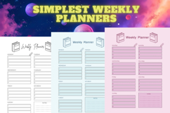 best simplest weekly planner freebie 33,free Weekly planners Product Image 2