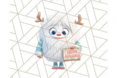 Holiday Yeti Village PNG Clipart, Cute Winter Clip Art Product Image 2