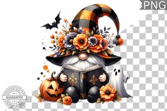 Halloween Gnome Sublimation - Clipart PNG Design Product Image 1