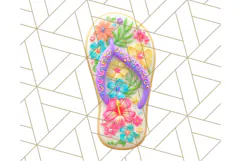 Summer Iced Cookie Clipart PNG, Cute Tropical Cookies Product Image 2