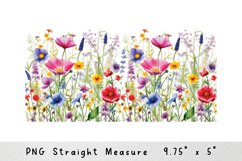 Glass Can Wraps Sublimation, Wildflowers Libbey Can Glass Product Image 2