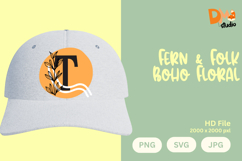 Fern &amp; Folk Boho Floral Monogram Product Image 1