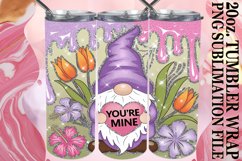 Blissful Reflections 20oz tumbler wrap, Valentines Product Image 1