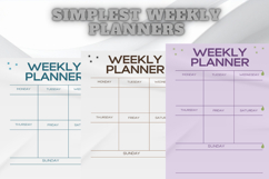 best simplest weekly planner freebie 63, free Weekly planner Product Image 2