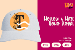 Hollow &amp; Haze Boho Floral Monogram Product Image 1