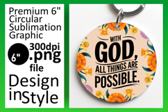 Creative Circle PNG Sublimation Design , Religious Product Image 1