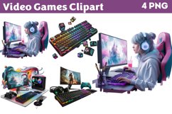 Video Games Clipart PNG Product Image 1