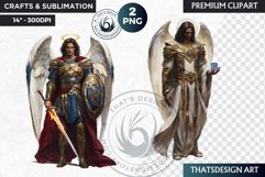 Archangels clipart PNG, Christian angel clipart sublimation Product Image 1