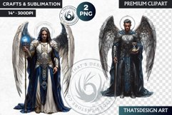 Archangels clipart PNG, Christian angel clipart sublimation Product Image 1