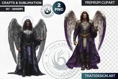 Archangels clipart PNG, Christian angel clipart sublimation Product Image 1