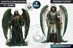 Archangels clipart PNG, Christian angel clipart sublimation Product Image 1