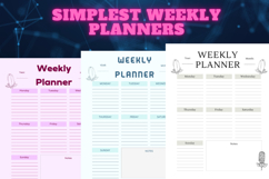 best simplest weekly planner freebie 43,free Weekly planners Product Image 2