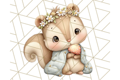 Woodland Nursery Baby Animals Clipart, Cute Animals Png Product Image 2