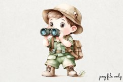 Cute Jungle Animals Tropical Clipart PNG Product Image 1