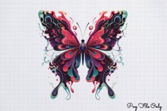 Smoke Butterflies Clipart PNG Product Image 1
