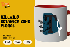 Hillwild Botanica Boho Floral Monogram Product Image 1