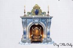 Victorian Winter Clipart Sublimation PNG Product Image 1