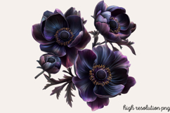 Gothic Pagan Spring Sublimation Clipart PNG Product Image 1
