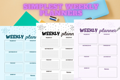 best simplest weekly planner freebie 58,free Weekly planner Product Image 1