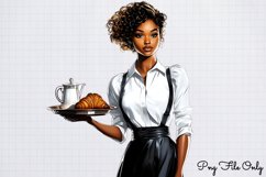 Coffee Shop Girls Clipart PNG Product Image 1